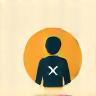Stylized icon representing a guide or support person